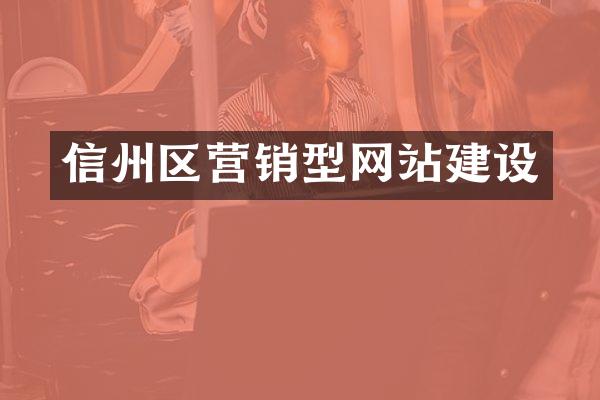 信州区营销型网站建设