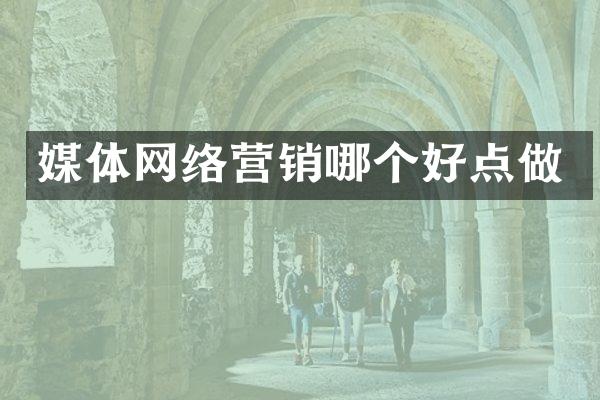 媒体网络营销哪个好点做