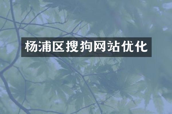 杨浦区搜狗网站优化