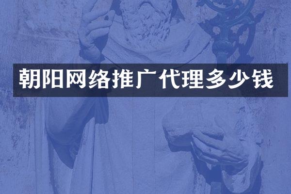 朝阳网络推广代理多少钱