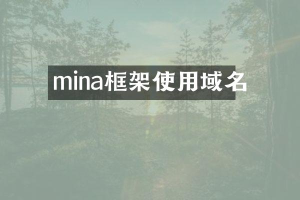 mina框架使用域名