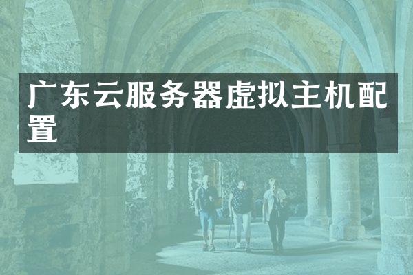 广东云服务器虚拟主机配置