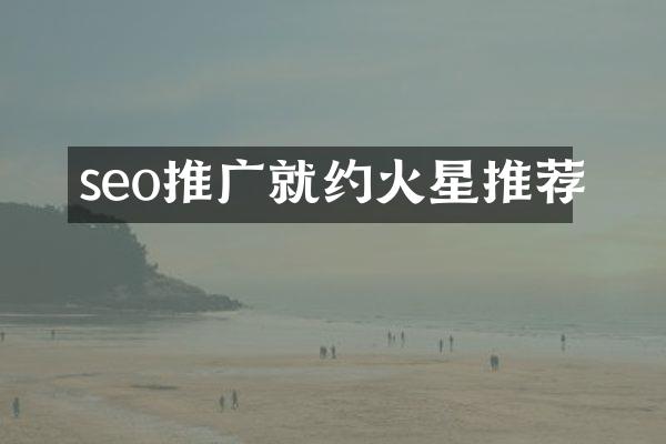 seo推广就约火星推荐