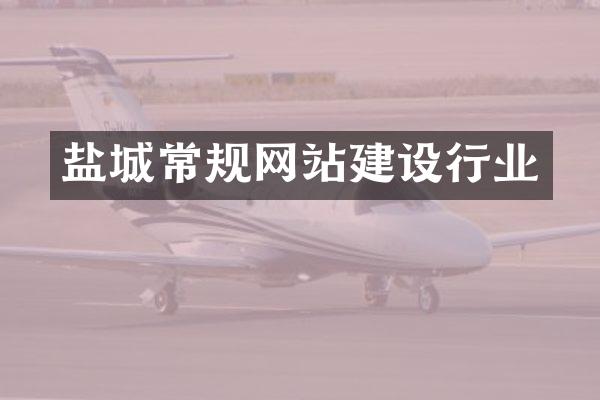 盐城常规网站建设行业