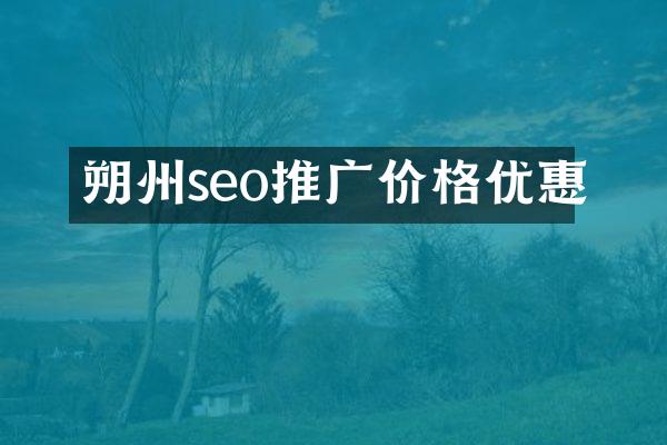 朔州seo推广价格优惠