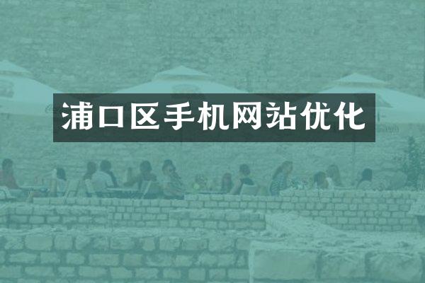 浦口区手机网站优化