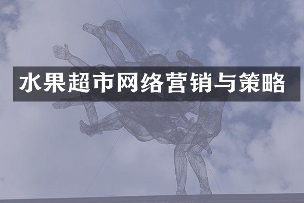 水果超市网络营销与策略