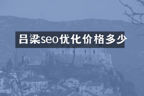 吕梁seo优化价格多少
