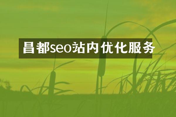 昌都seo站内优化服务
