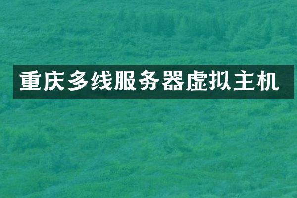 重庆多线服务器虚拟主机