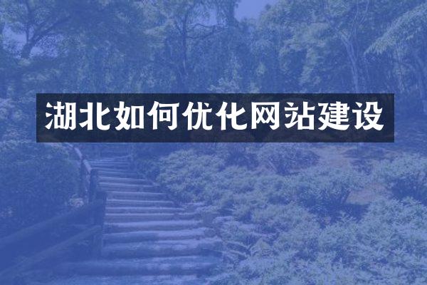 湖北如何优化网站建设