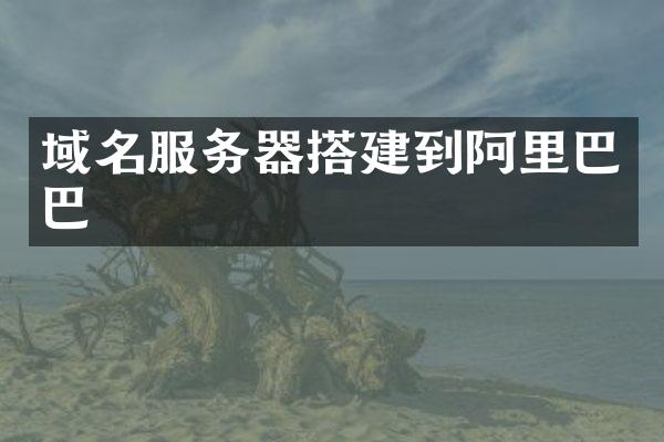 域名服务器搭建到阿里巴巴