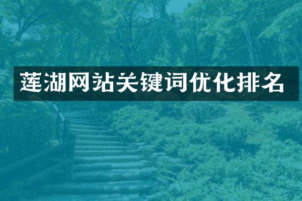 莲湖网站关键词优化排名