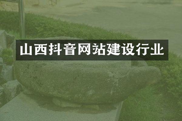 山西抖音网站建设行业