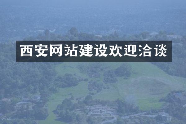 西安网站建设欢迎洽谈
