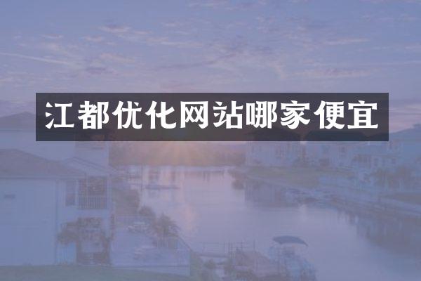 江都优化网站哪家便宜