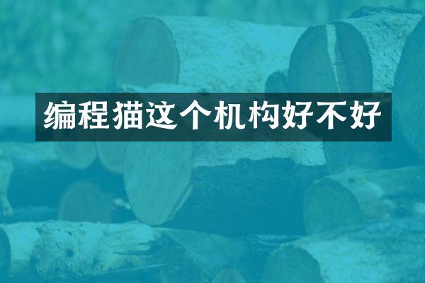 编程猫这个机构好不好