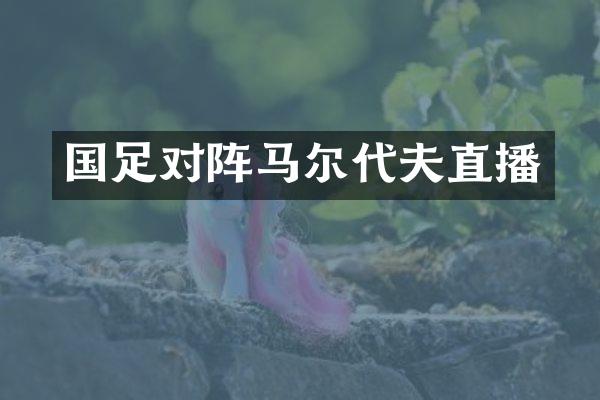 国足对阵马尔代夫直播