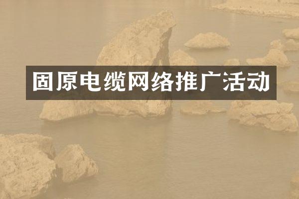 固原电缆网络推广活动