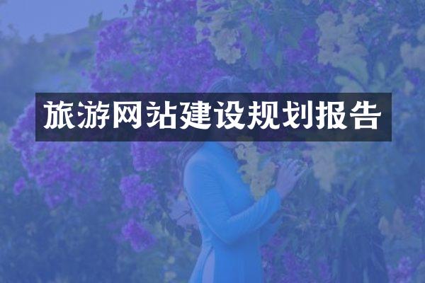 旅游网站建设规划报告