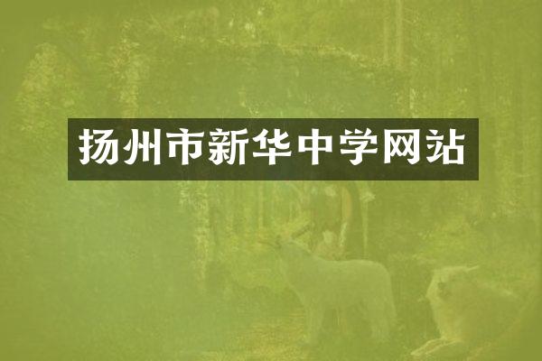 扬州市新华中学网站