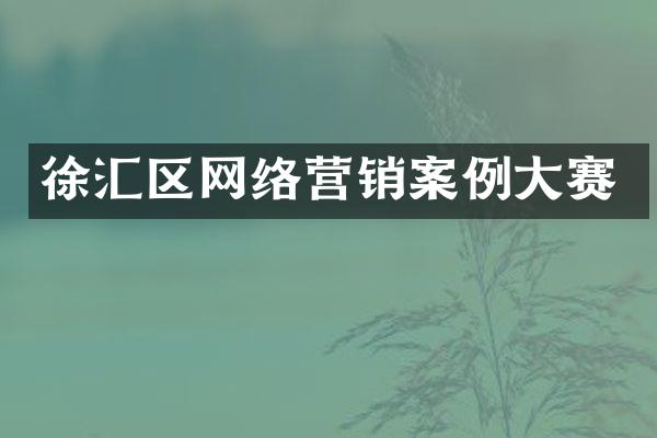 徐汇区网络营销案例大赛