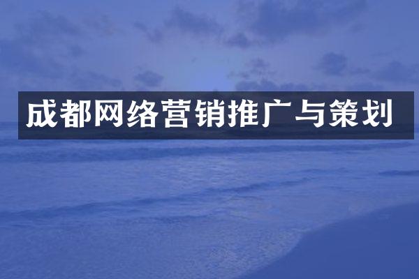 成都网络营销推广与策划