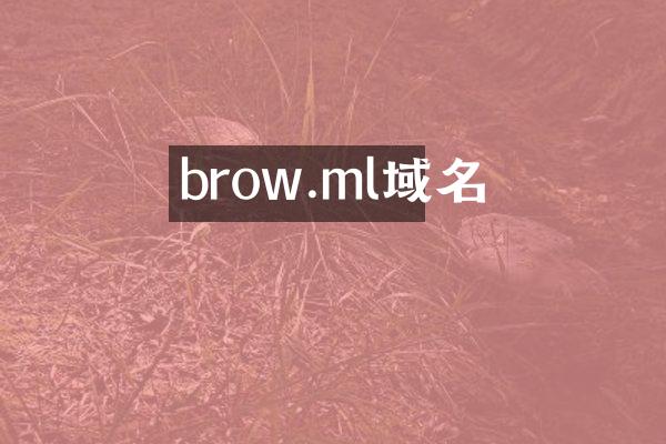 brow.ml域名