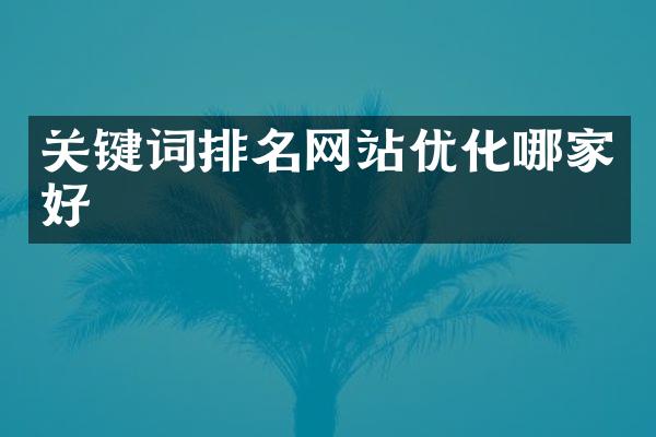 关键词排名网站优化哪家好