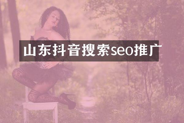 山东抖音搜索seo推广