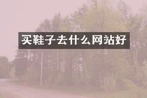 买鞋子去什么网站好