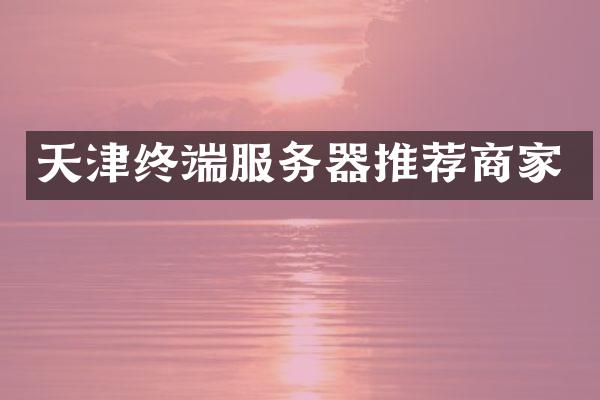 天津终端服务器推荐商家