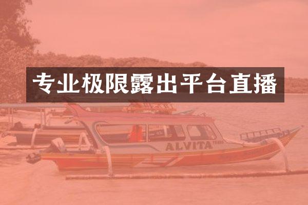 专业极限露出平台直播
