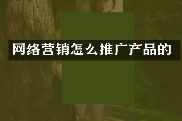 网络营销怎么推广产品的