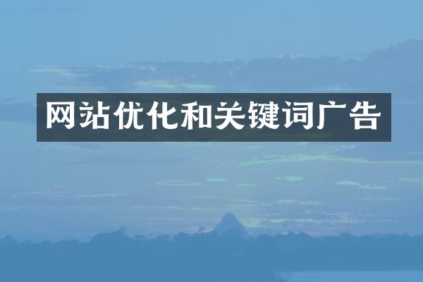 网站优化和关键词广告