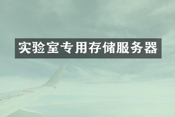 实验室专用存储服务器