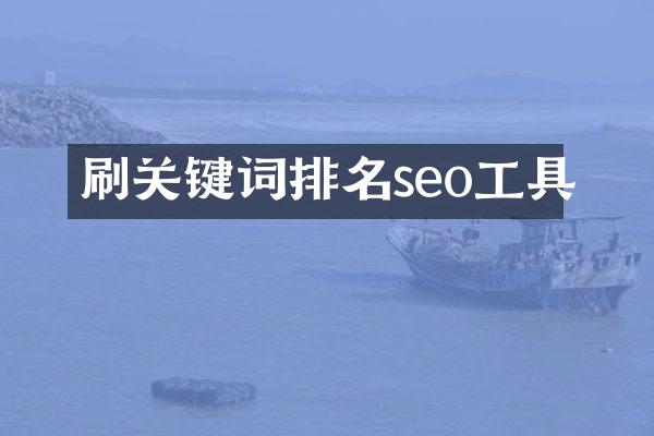 刷关键词排名seo工具