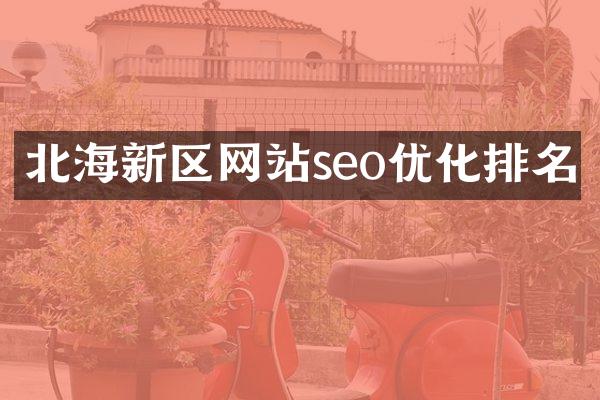 北海新区网站seo优化排名