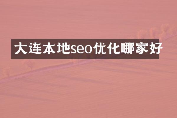 大连本地seo优化哪家好