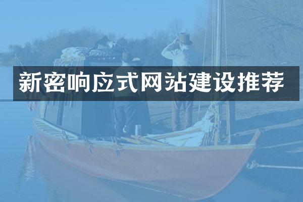 新密响应式网站建设推荐