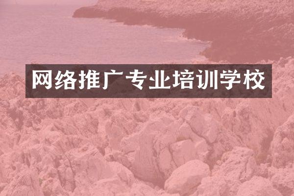 网络推广专业培训学校