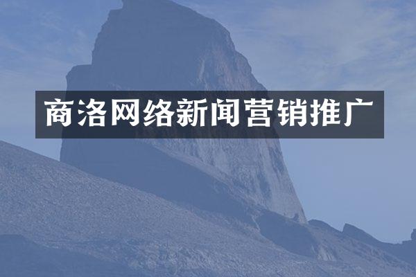 商洛网络新闻营销推广