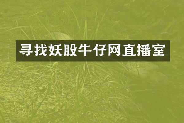 寻找妖股牛仔网直播室