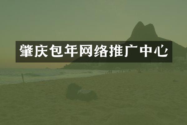 肇庆包年网络推广中心