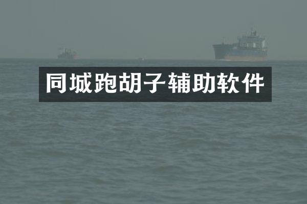 同城跑胡子辅助软件