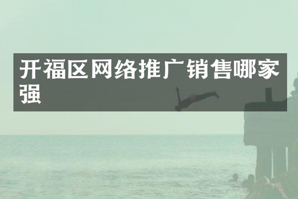 开福区网络推广销售哪家强