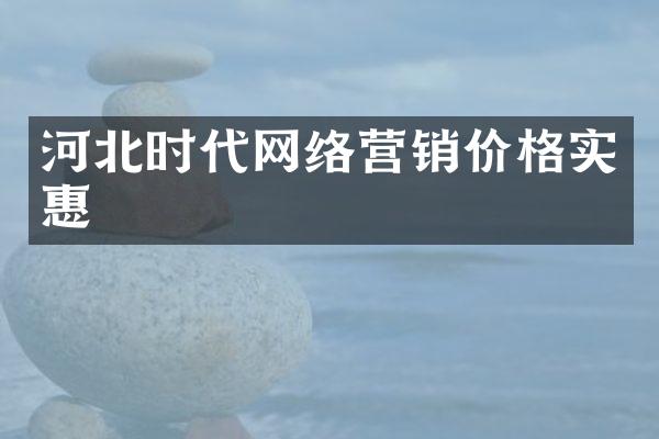河北时代网络营销价格实惠