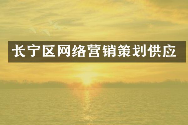 长宁区网络营销策划供应