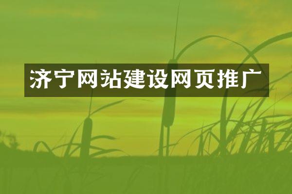 济宁网站建设网页推广