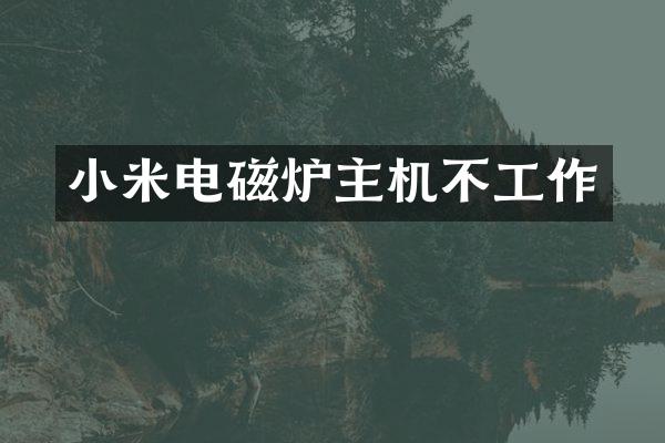 小米电磁炉主机不工作